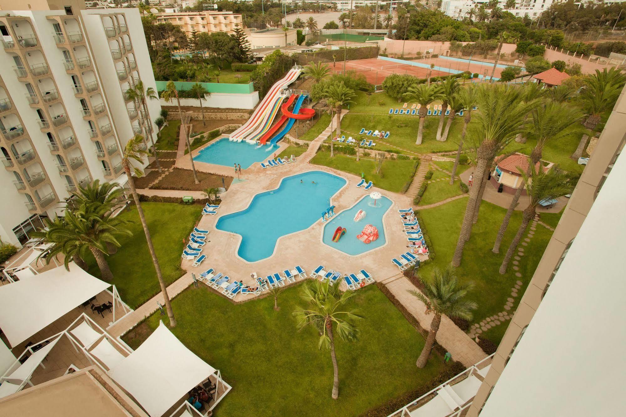 โรงแรมเคนซี ยูโรปา อกาดีร์ ภายนอก รูปภาพ Aerial view of the hotel